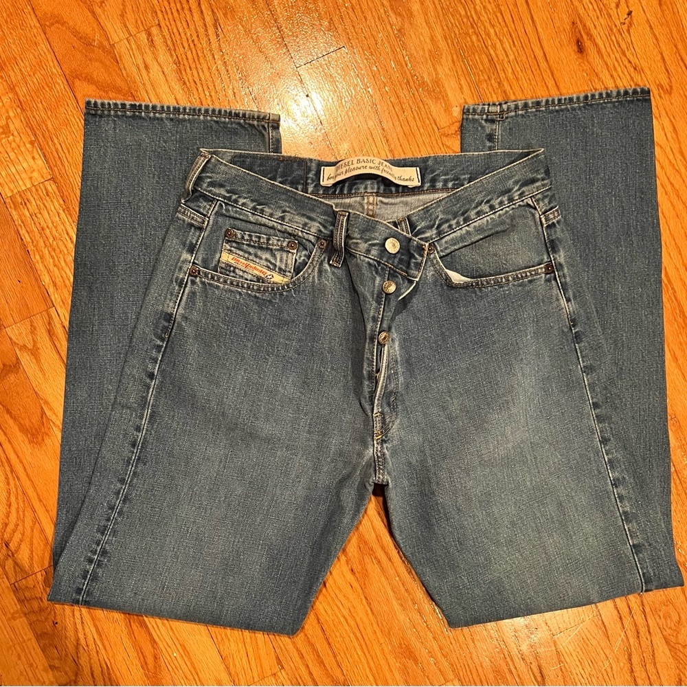 Y2K Diesel Industry Basic Jeans W34 – Made in Italy – Button Fly